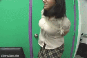 www.escapevideos.com - Charlotte Bound Hooded Fondled 1 thumbnail